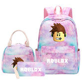 Roblox Schoolbag Backpack Lunch Bag Pencil Case 3pcs Set for Students